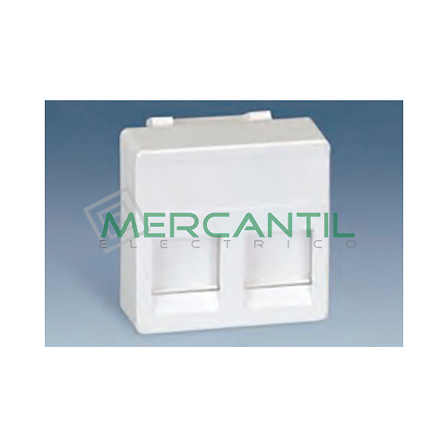 Simon Adaptador SYSTIMAX UTP 27486-32 Simon Adaptador Informatico Ancho SYSTIMAX UTP SIMON 27 - 2 Conectores 27486-32