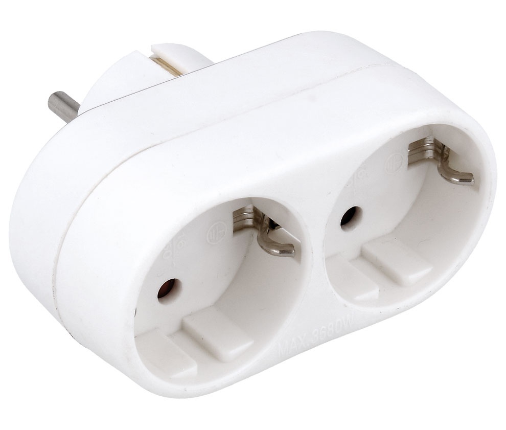 adaptador-de-red-1-macho-a-2-hembras-schuko-mel221 adaptador-de-red-1-macho-a-2-hembras-schuko-mel221