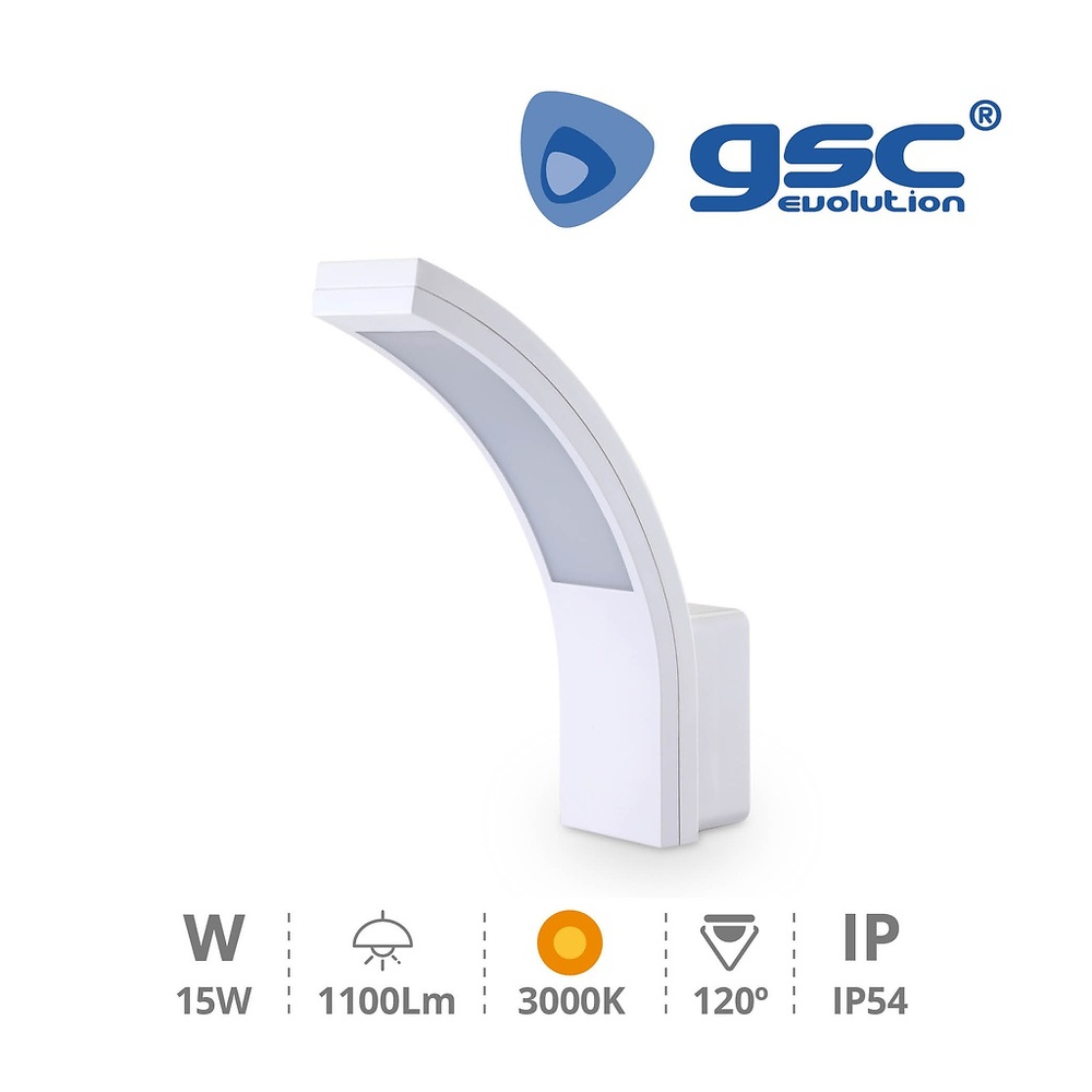 Aplique pared Bayaka 15W 3000K Blanco Aplique pared Bayaka 15W 3000K Blanco GSC
