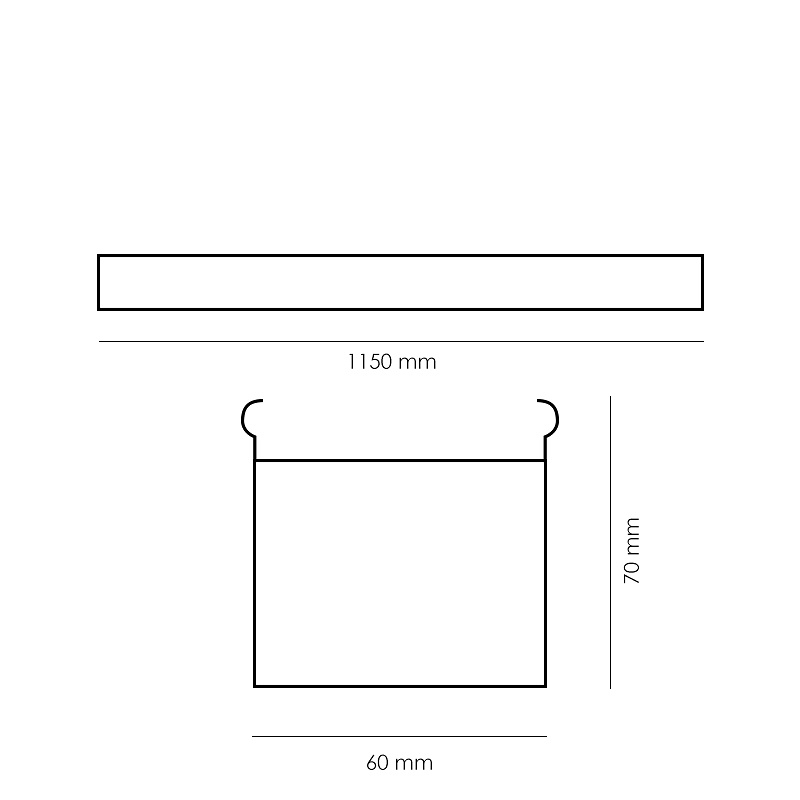Barra lineal Barcelona 40W (UGR 19) 