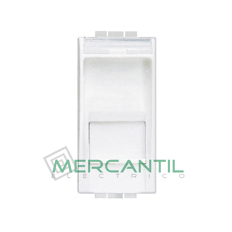 Base RJ45 FTP Categoria 5E 1 Modulo Living Light BTICINO Blanco 