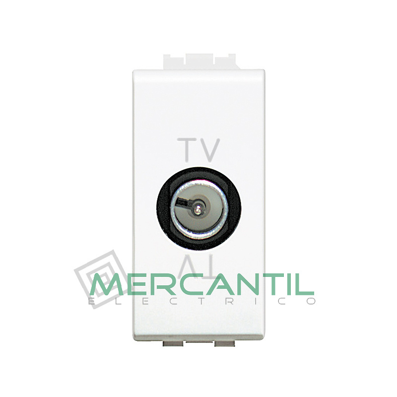BTICINO Toma TV - SAT Living Light n4202d. Toma TV - SAT 1 Módulo Living Light BTICINO