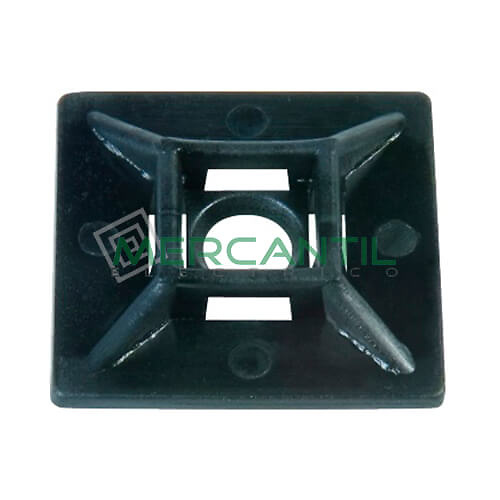 Bases Brida Adhesivas BIZLINE 19 19 100 Negro 100 100 160 28 Negro 