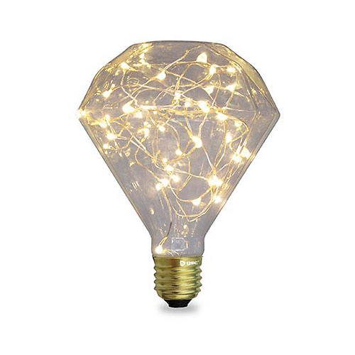 Bombilla diamond LED 2W E27 calida starlight GSC 