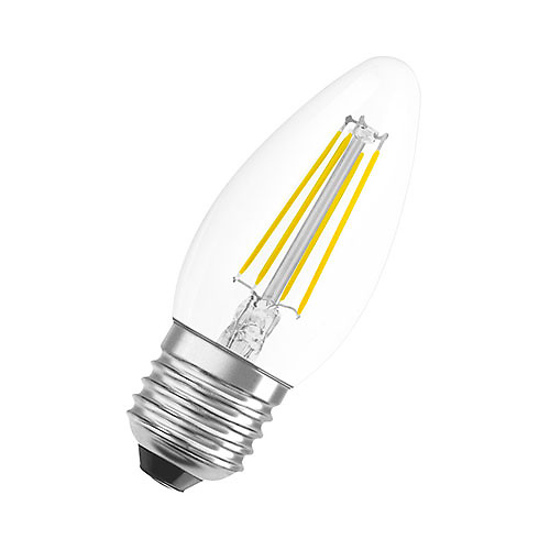 Bombilla vela LED 4W E27 clara Parathom Retrofit Classic B Ledvance/Osram 