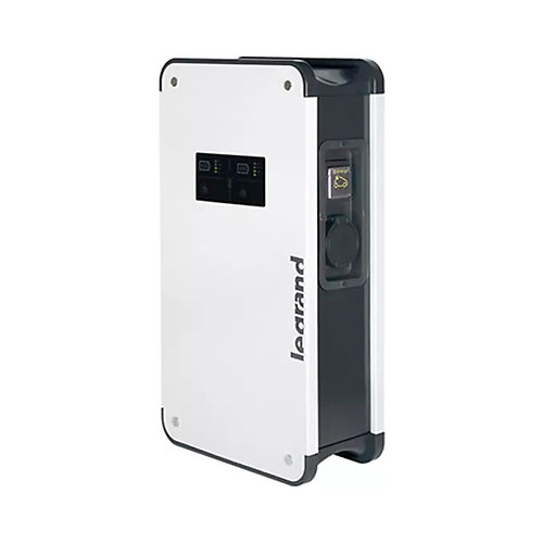 Borna para carga coches electricos metalica monofasica 3.7/4.6kW modo 2 y 3 Legrand 