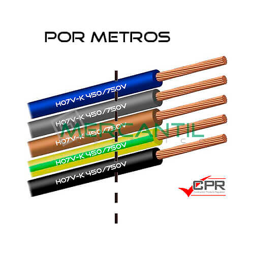 cable eléctrico flexible H07VK50ML Cable eléctrico flexible de PVC 50mm