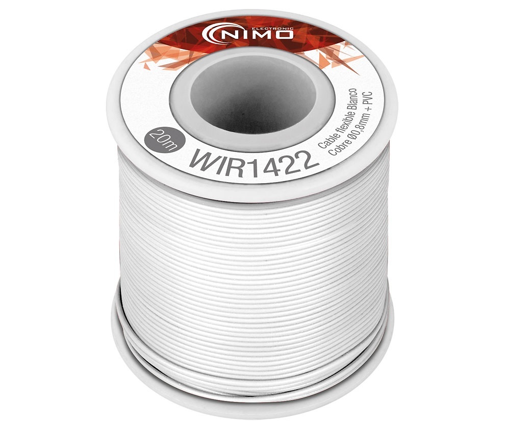 cable-flexible-0-8mm-cobre-estanado-blanco-20m-wir1422 cable-flexible-0-8mm-cobre-estanado-blanco-20m-wir1422