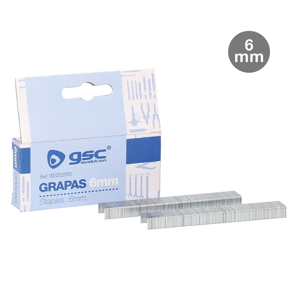 Caja de 1000 grapas 6mm Caja de 1000 grapas 6mm