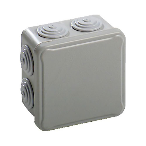 caja registro estanca newlec ep088-new Caja eléctrica de superficie estanca con conos 84x84x50 IP54 Newlec. Caja estanca para instalación en superficie. Precintable.