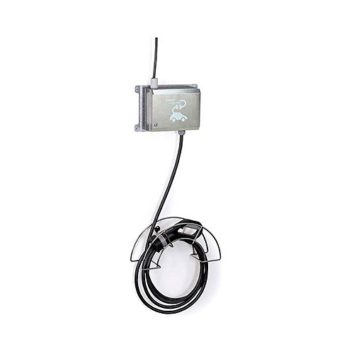Caja metalica basica con 1 toma schuko 32A 7.2kW monofasico con juego llaves + cable 5m liso modo 3 tipo 2 IP40 Simon 