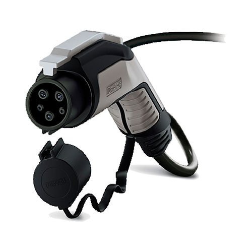 Cargador electrico UP Wallbox tipo 1 SAE-J1772 20A 230V manguera punto de recarga modo 3 compatible con IEC-61851-1 Wallbox 