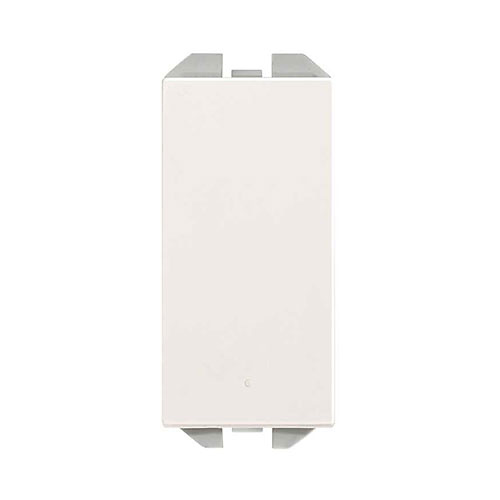 Conmutador pulsante Simon 270 Blanco Conmutador pulsante 10 Ax estrecho Simon 270 Color Blanco