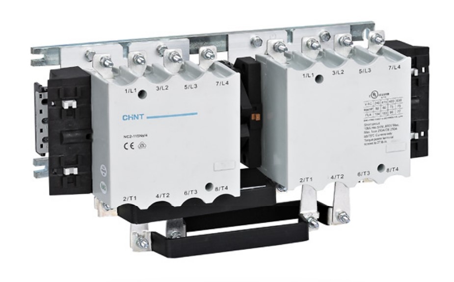 Conmutador tetrapolar montado 2xNC2-225A 230Vca 