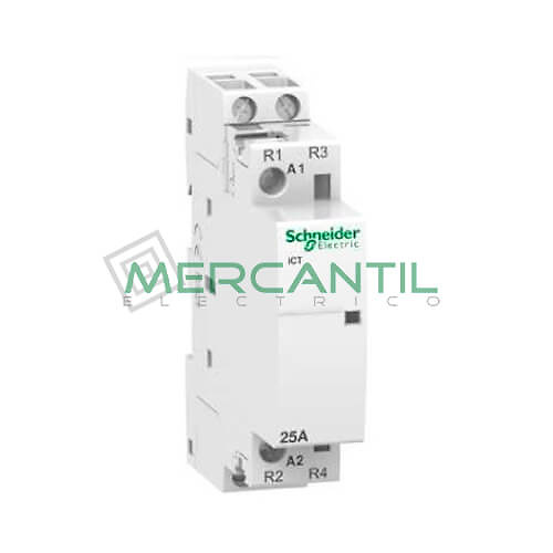 Contactor Modular 2P 25A iCT SCHNEIDER ELECTRIC 2P 25A 2NC iCT 220/240 