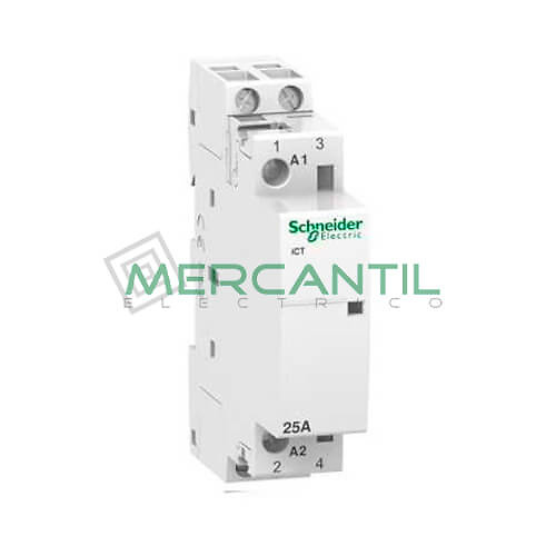 Contactor Modular 2P 25A iCT SCHNEIDER ELECTRIC 2P 25A 2NO iCT 220/240 