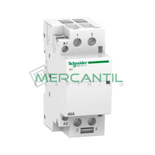 contactor a9c20862 Contactor 2 Polos Corriente Nominal 63A iCT SCHNEIDER ELECTRIC.