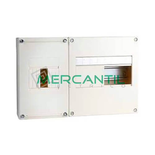 caja abonados pragma basic-14102 Cuadro de Abonado 1 Fila y 8 Módulos SCHNEIDER