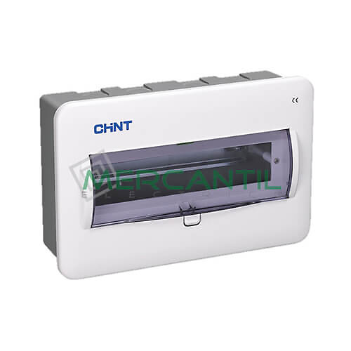 cuadro eléctrico empotrar chint-NX8-15 Cuadro eléctrico de Empotrar 1 Fila y 15 Modulos 364x200x180 IP30 NX8 CHINT