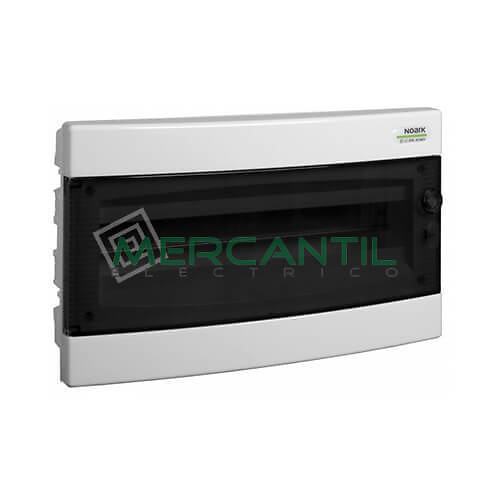 Cuadro de Empotrar 1 Fila y 18 Modulos IP40 PNF CHINT 1 18 Transparente Empotrar PNF 