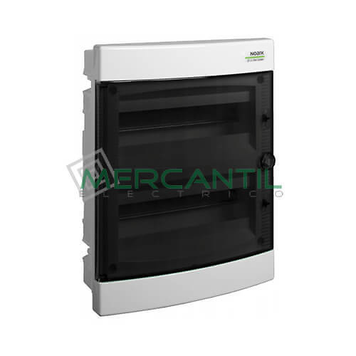 Cuadro de Empotrar 2 Filas y 24 Modulos IP40 PNF CHINT 2 24 Transparente Empotrar PNF 