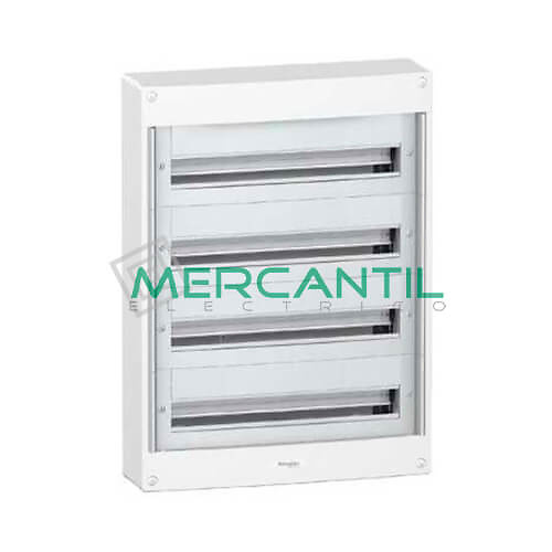 cuadro eléctrico de superficie pragma-24-PRA13814 Cuadro de Superficie 4 Filas 96 Módulos SCHNEIDER