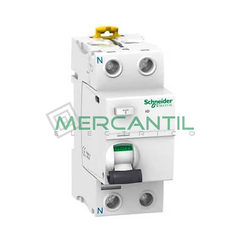 diferencial superinmunizado a9r35263 Diferencial Superinmunizado Selectivo 2 Polos Corriente Nominal 63A 300mA iID SCHNEIDER ELECTRIC