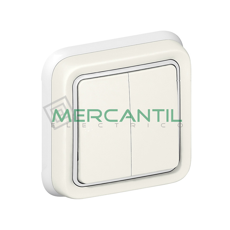Doble Conmutador Plexo LEGRAND 