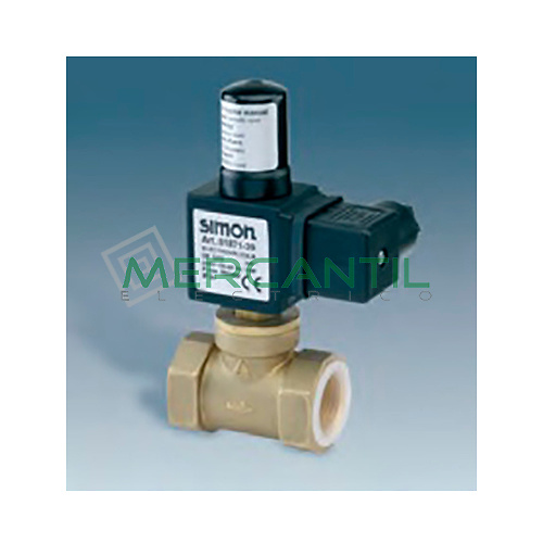 simon electrovalvula de gas-81871-39 Simon Electrovalvula de Gas IP54 50Hz 230V SIMON82
