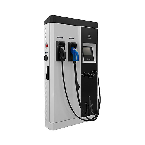 Estacion recarga rapida vehiculo electrico trifasico 3 tomas modo 3/4 ethernet+4G RAPTION 50 TRIO 63 Circutor 