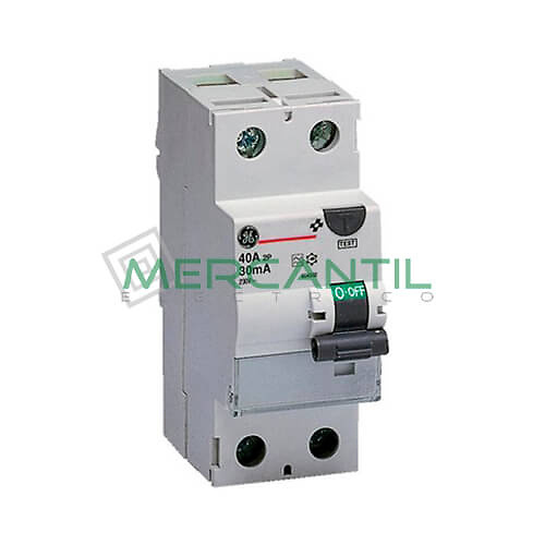 diferencial-fp-2p-604252 Interruptor Diferencial 2P 40A FP Sector Residencial-Terciario GENERAL ELECTRIC.