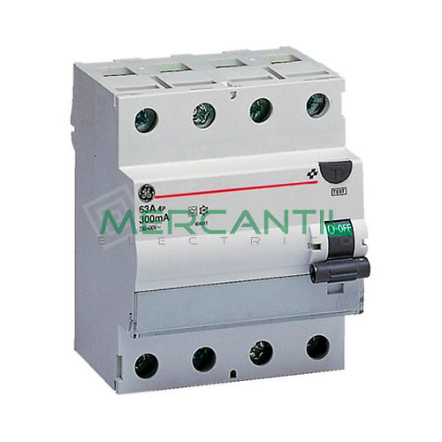 diferencial-fp-4p-604258 Interruptor Diferencial 4P 40A FP Sector Residencial-Terciario GENERAL ELECTRIC