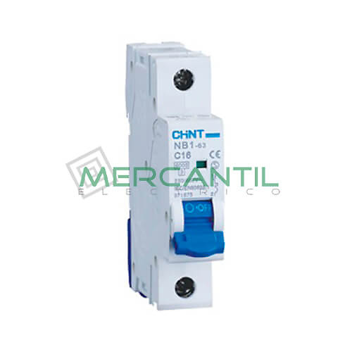 magnetotérmico industrial NB1-1-40C Magnetotérmico Industrial 1P 40A CHINT
