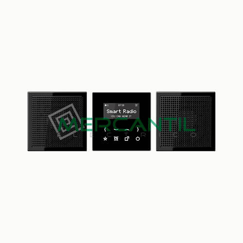 Kit Smart Radio Estereo con Display LS990 JUNG Negro 