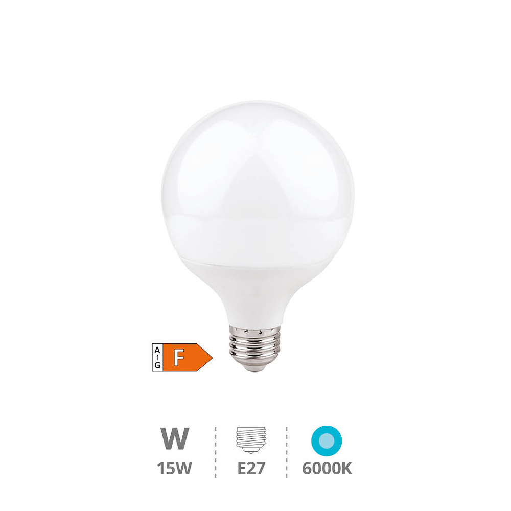 Lámpara LED globo G95 15W E27 6000K 