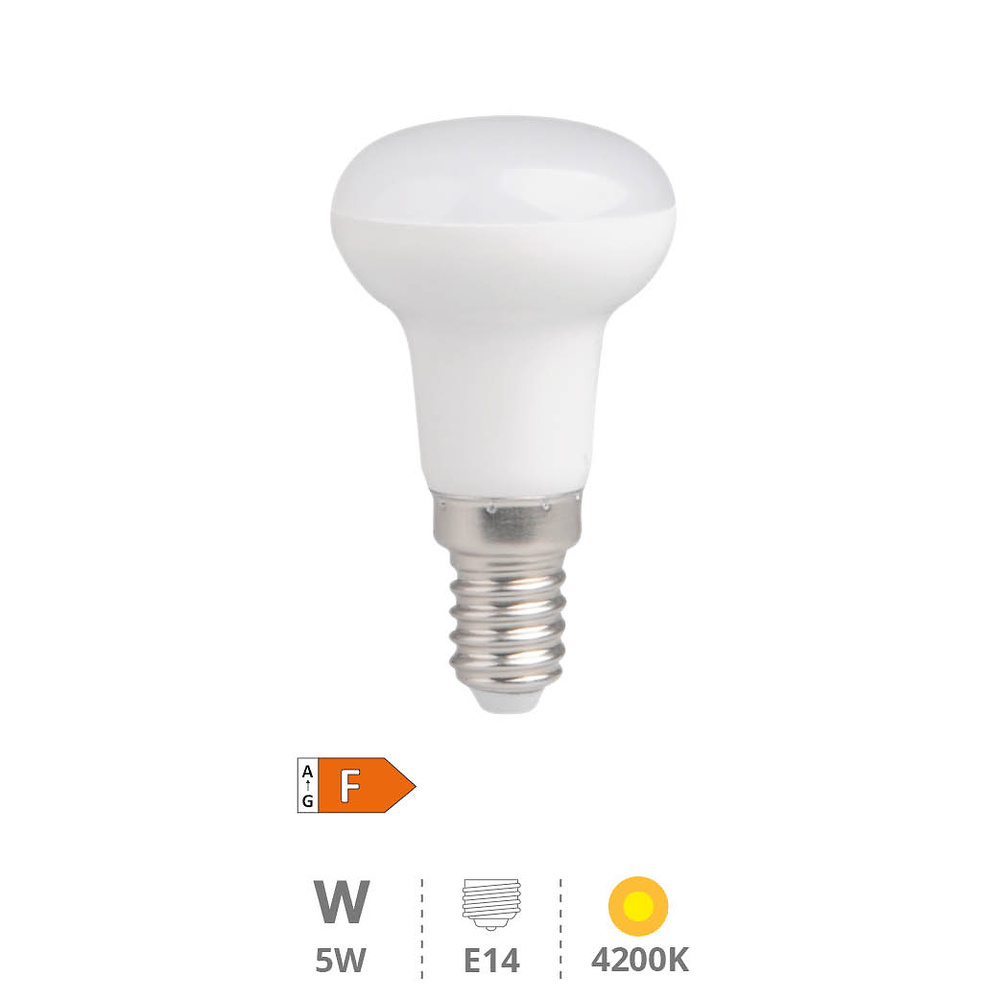 Lámpara LED reflectora R39 5W E14 4200K 