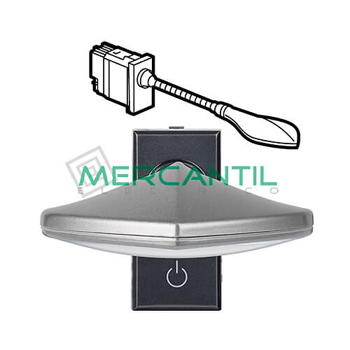 Lampara de Lectura Regulable 1 Modulo Axolute BTICINO Antracita 