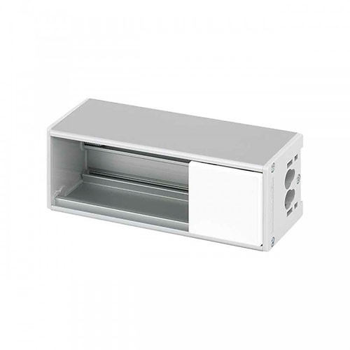 Modulo Ofiblock Compact 2 elementos blanco Perfil de aluminio Ofiblock Compact de 2 elementos blanco Simon K45.