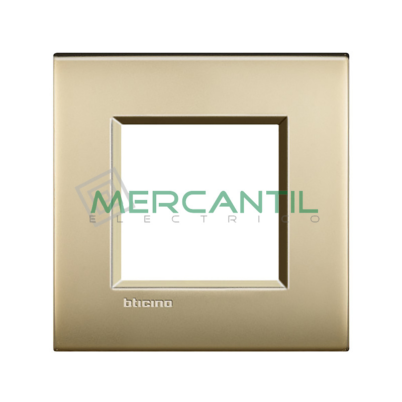 BTICINO Marco Cuadrado Living Light Air color Oro BTICINO Marco Universal Cuadrado Living Light Air color Oro