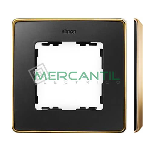 Marco para 1 elemento grafito base oro Simon 82 Detail Select 1 Elemento Grafito Oro 