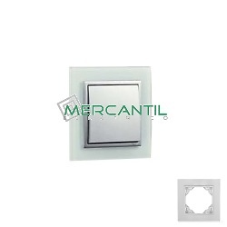 Marcos Color Crystal LOGUS 90 EFAPEL CRISTAL/ALUMINIO 1 Elemento 