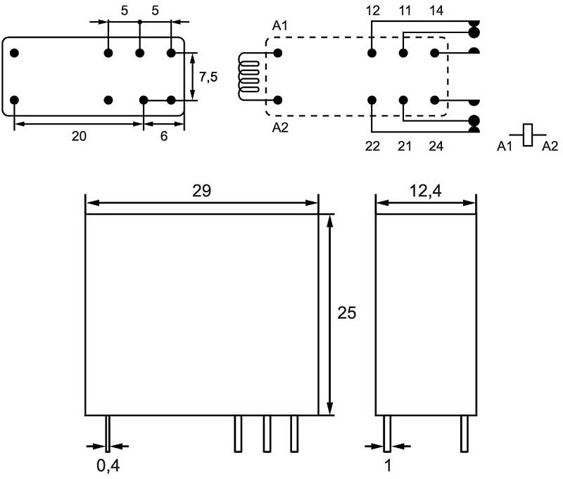 mini-rele-standard-vcc-rl117 mini-rele-standard-vcc-rl117