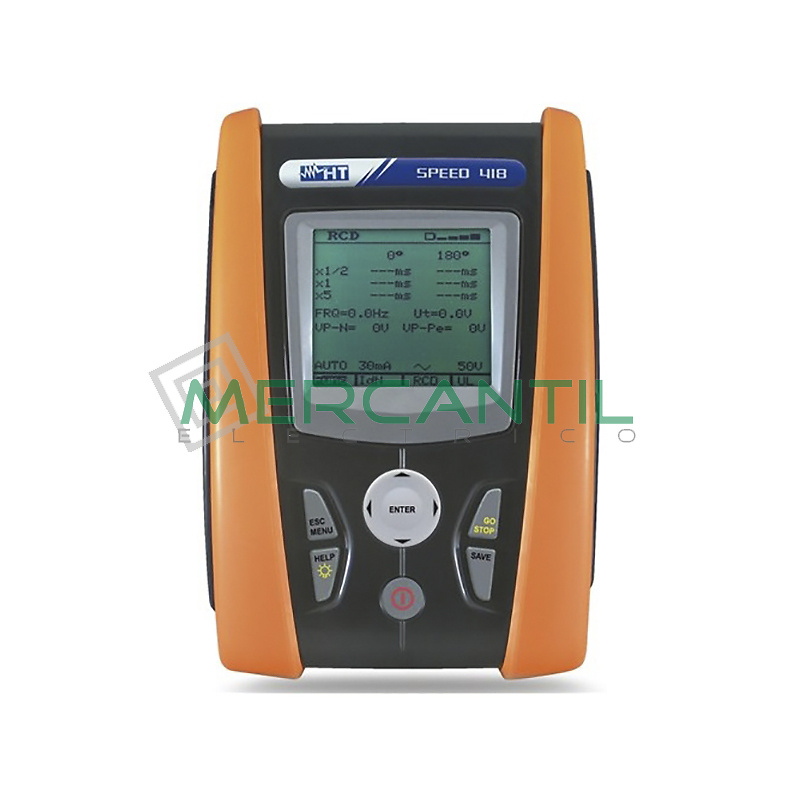 Multifuncion Medidor de Resistencia de Bucle de Tierra y Prueba de Diferenciales SPEED418 HT INSTRUMENTS 