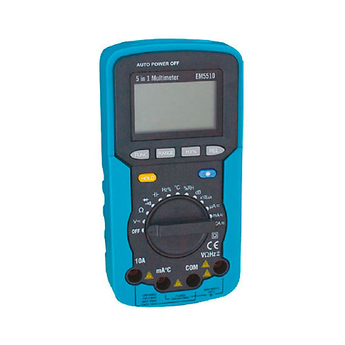 retelec multimetro digital profesional em5510 Retelec Multimetro digital multifunción avanzado