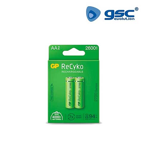Pila recargable GP AA 2700mAh Pila recargable GP AA 2700mAh 2 unidades
