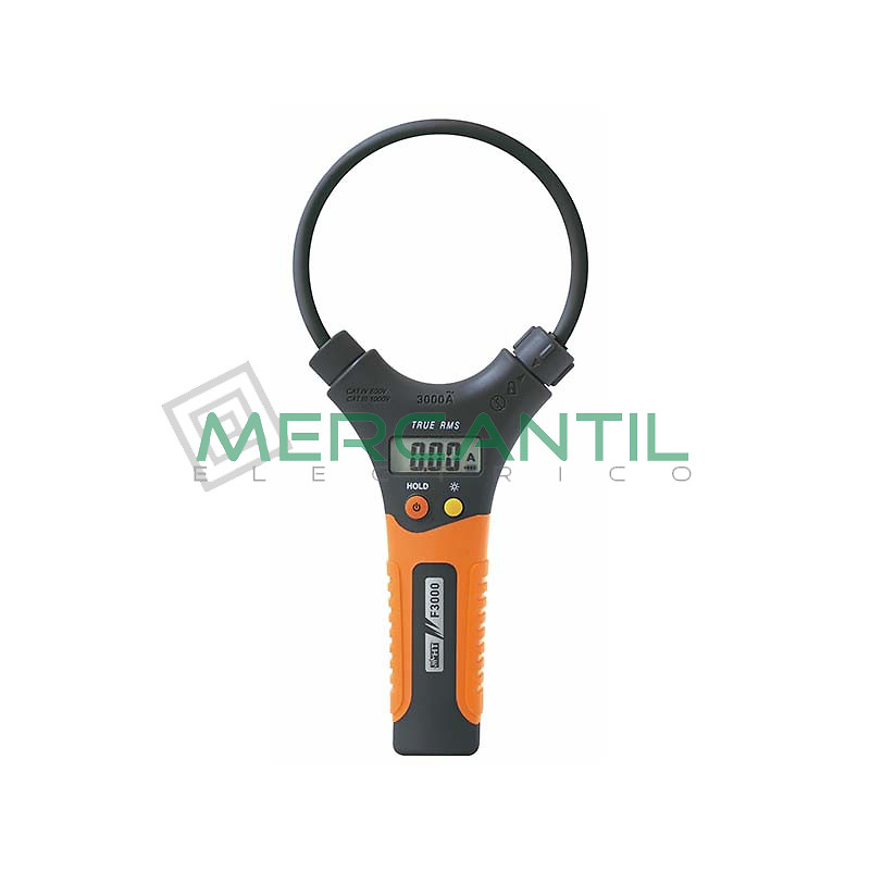 Pinza Amperimetrica Flexible hasta 3000A CA TRMS CAT IV F3000 HT INSTRUMENTS 