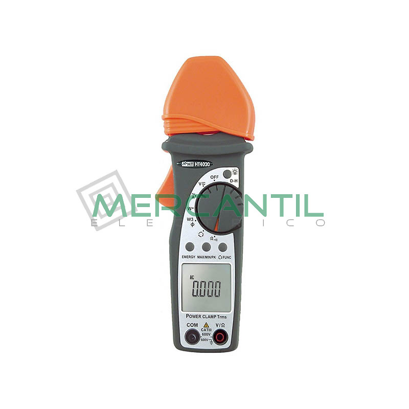 Pinzas Amperimetricas 400A CA TRMS con Medida de Potencias/Armonicos HT4020 TRMS HT INSTRUMENTS 
