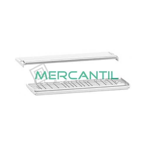 placa eléctrica pasacable -MIP99033 Placa eléctrica Pasacable 18 Módulos SCHNEIDER