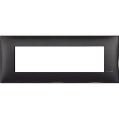 Placa embellecedora Classia de color Dark - 7 módulos 