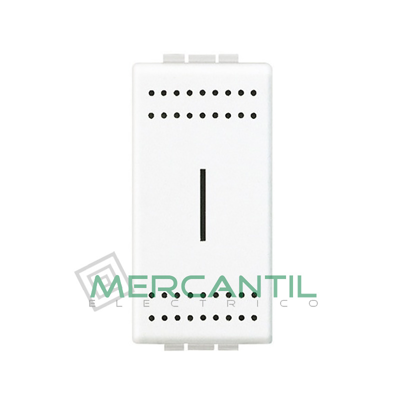 Portafusible para 10A 1 Modulo Living Light BTICINO Blanco 